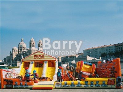  Giant Inflatable Roma City Playground, Fun Inflatable Amusement Park For Sale BY-IP-078